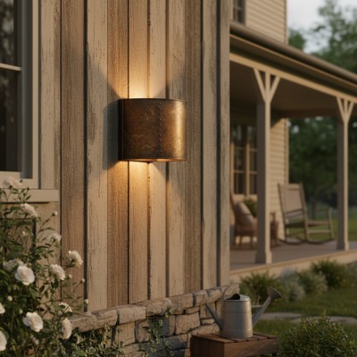 Sharon Industrial Textured Curve Brass Wall Light Sharon Industrial Textured Curve Brass Wall Light