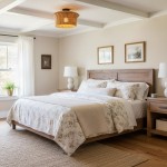 Martin Minimalist Natural Hat Shade Rattan Semi-Flush Mount Ceiling Light