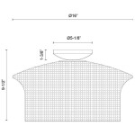 Martin Minimalist Natural Hat Shade Rattan Semi-Flush Mount Ceiling Light