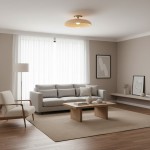 Cynthia Modern Glass Flush Mount Ceiling Light