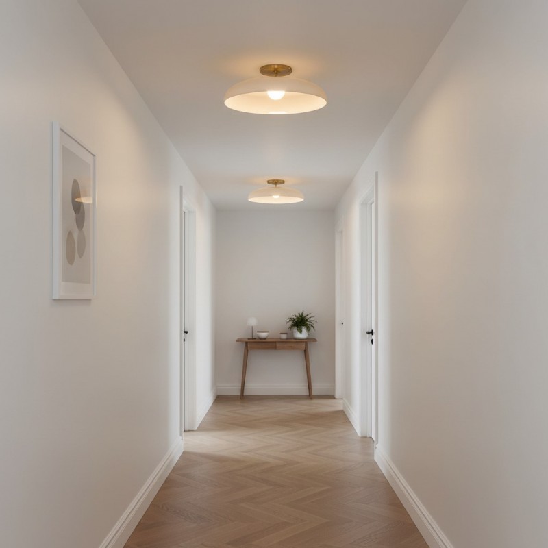 Cynthia Modern Glass Flush Mount Ceiling Light