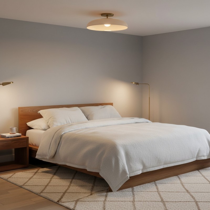 Cynthia Modern Glass Flush Mount Ceiling Light