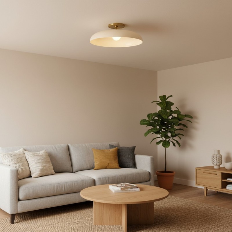 Cynthia Modern Glass Flush Mount Ceiling Light