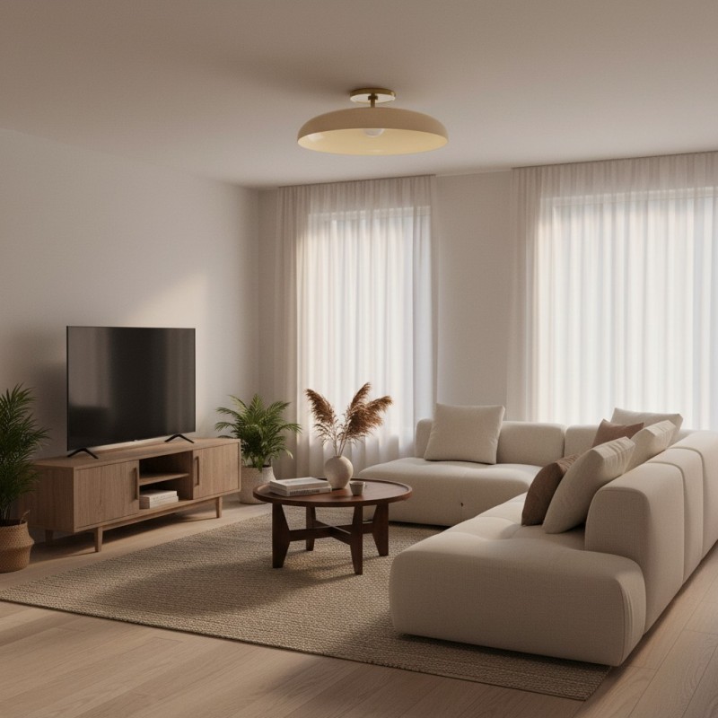 Cynthia Modern Glass Flush Mount Ceiling Light