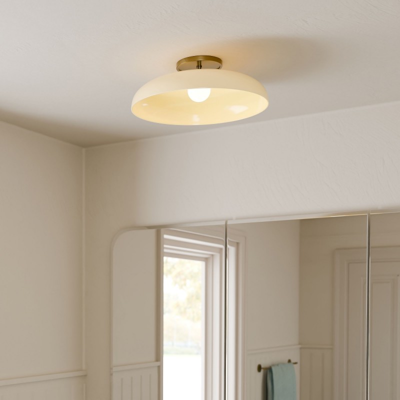 Cynthia Modern Glass Flush Mount Ceiling Light