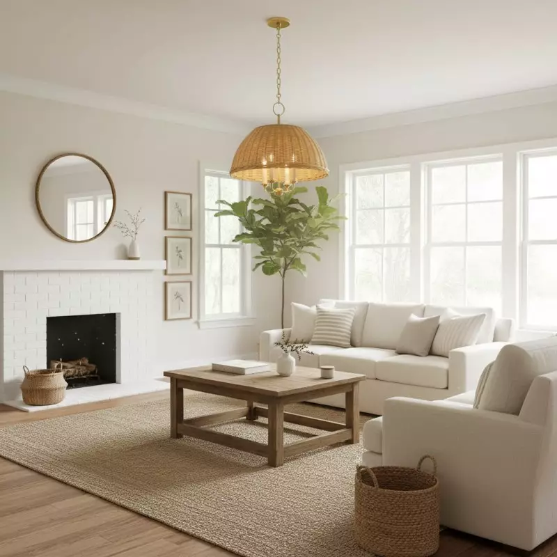 Margaret Minimalist Natural 4-Light Dome Rattan Brass Pendant Light Margaret Minimalist Natural 4-Light Dome Rattan Brass Pendant Light