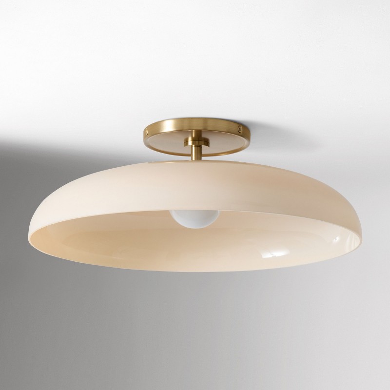 Cynthia Modern Glass Flush Mount Ceiling Light