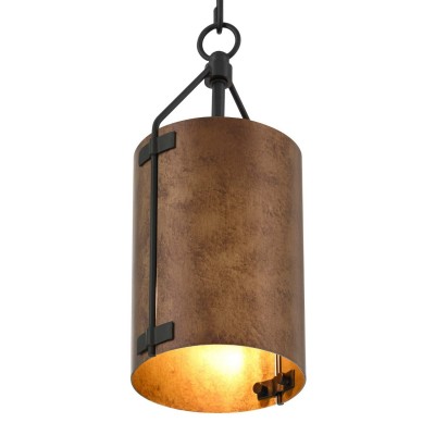Grange Industrial Rustic Bronze Cylinder Pendant Light Grange Industrial Rustic Bronze Cylinder Pendant Light