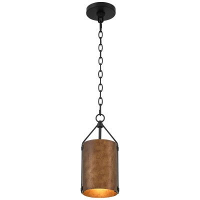 Grange Industrial Rustic Bronze Cylinder Pendant Light Grange Industrial Rustic Bronze Cylinder Pendant Light