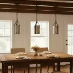 Grange Industrial Rustic Bronze Cylinder Pendant Light