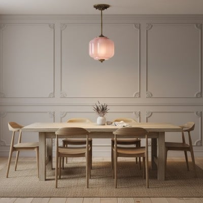 Conran Vintage Milk Glass Lantern Eloise Ceiling Light