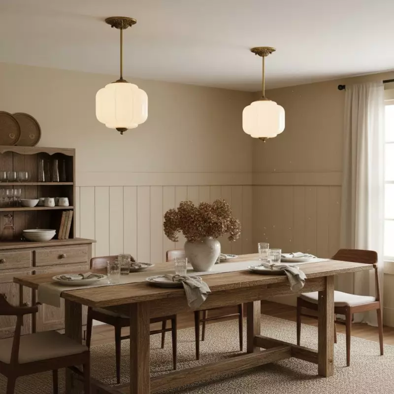 Conran Vintage Milk Glass Lantern Eloise Ceiling Light Conran Vintage Milk Glass Lantern Eloise Ceiling Light