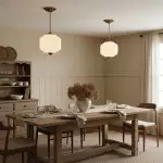 Conran Vintage Milk Glass Lantern Eloise Ceiling Light Conran Vintage Milk Glass Lantern Eloise Ceiling Light