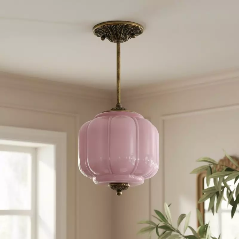 Conran Vintage Milk Glass Lantern Eloise Ceiling Light Conran Vintage Milk Glass Lantern Eloise Ceiling Light