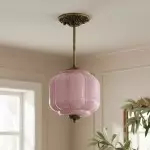 Conran Vintage Milk Glass Lantern Eloise Ceiling Light Conran Vintage Milk Glass Lantern Eloise Ceiling Light