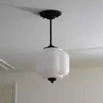 Conran Vintage Milk Glass Lantern Eloise Ceiling Light Conran Vintage Milk Glass Lantern Eloise Ceiling Light