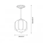 Conran Vintage Milk Glass Lantern Eloise Ceiling Light Conran Vintage Milk Glass Lantern Eloise Ceiling Light