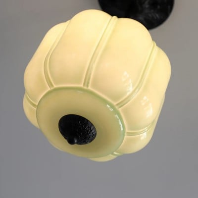 Conran Vintage Milk Glass Lantern Eloise Ceiling Light