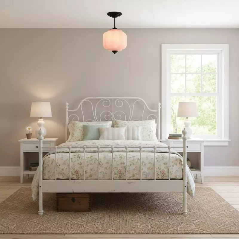 Conran Vintage Milk Glass Lantern Eloise Ceiling Light Conran Vintage Milk Glass Lantern Eloise Ceiling Light