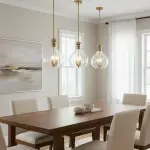 Plan Modern 3-Light Blown Textured Glass Pendant Light Plan Modern 3-Light Blown Textured Glass Pendant Light