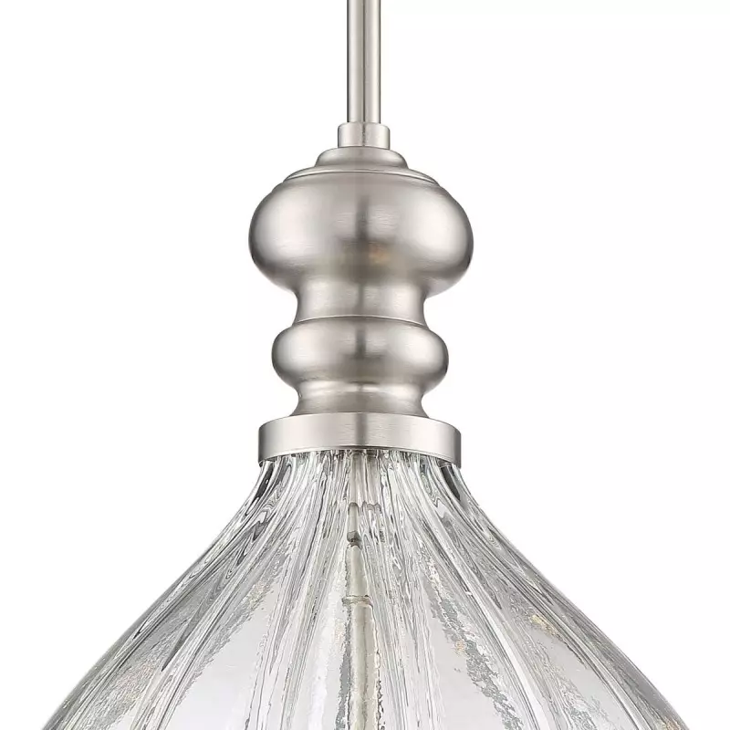 Plan Modern 3-Light Blown Textured Glass Pendant Light Plan Modern 3-Light Blown Textured Glass Pendant Light