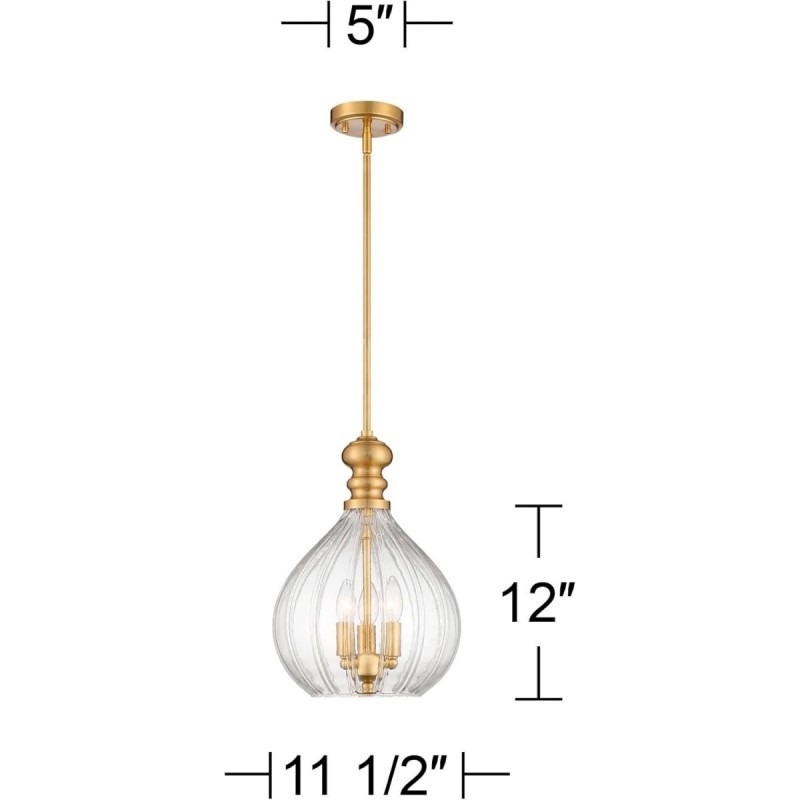 Plan Modern 3-Light Blown Textured Glass Pendant Light Plan Modern 3-Light Blown Textured Glass Pendant Light