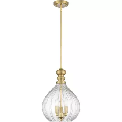 Plan Modern 3-Light Blown Textured Glass Pendant Light Plan Modern 3-Light Blown Textured Glass Pendant Light