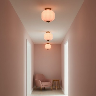 Conran Vintage Milk Glass Semi Flush Mount Eloise Ceiling Light Conran Vintage Milk Glass Semi Flush Mount Eloise Ceiling Light