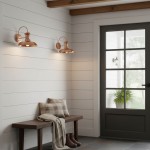 Howells Industrial Modern Copper Metal Outdoor Wall Sconce