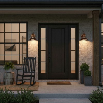 Howells Industrial Modern Copper Metal Outdoor Wall Sconce Howells Industrial Modern Copper Metal Outdoor Wall Sconce