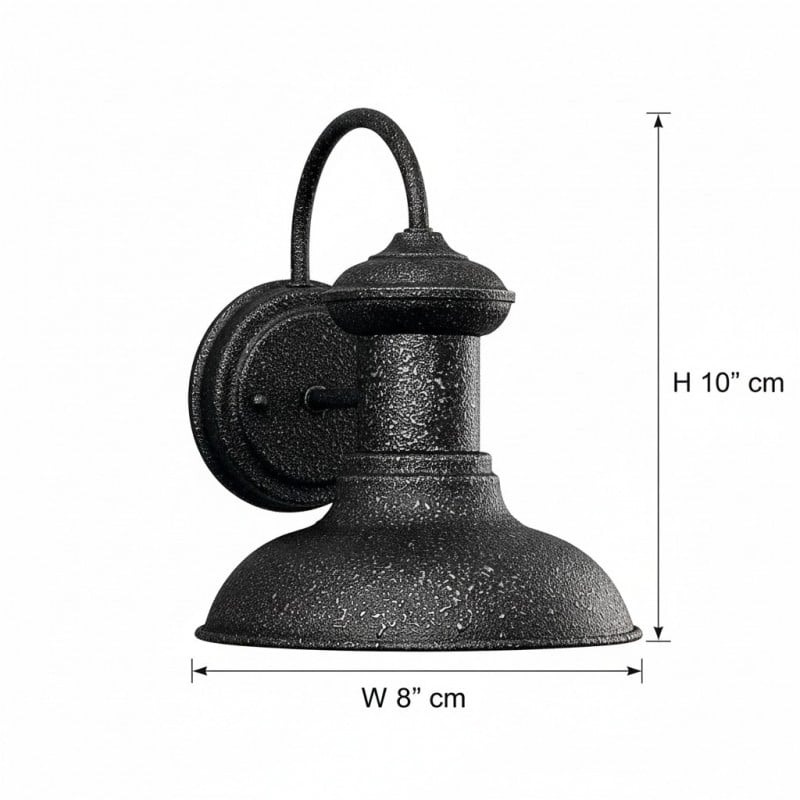 Howells Industrial Modern Copper Metal Outdoor Wall Sconce