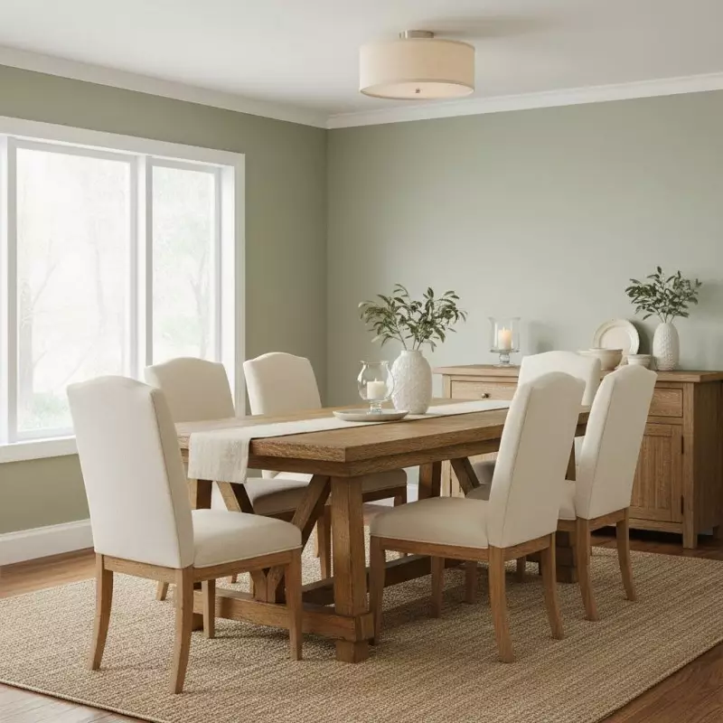 Beckham Minimalist Linen Drum Flush Mount Ceiling Light