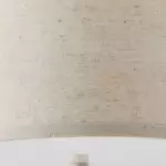 Beckham Minimalist Linen Drum Flush Mount Ceiling Light