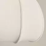 Vivienne Modern Scalloped Bubble Linen Pendant Light Vivienne Modern Scalloped Bubble Linen Pendant Light