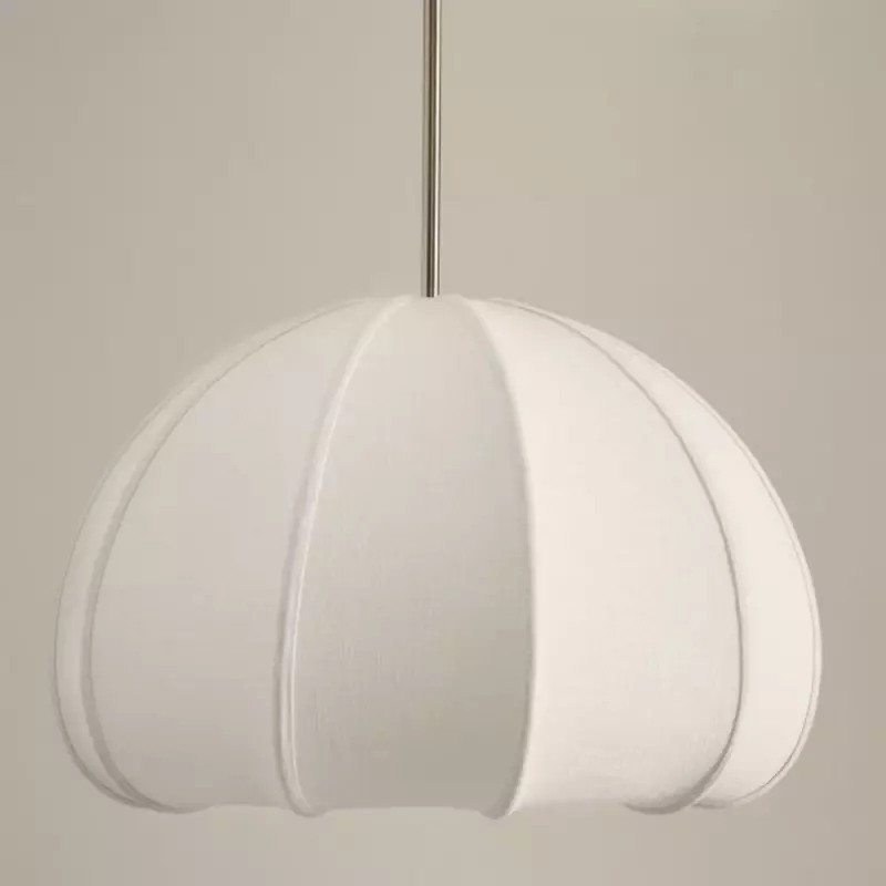 Vivienne Modern Scalloped Bubble Linen Pendant Light Vivienne Modern Scalloped Bubble Linen Pendant Light