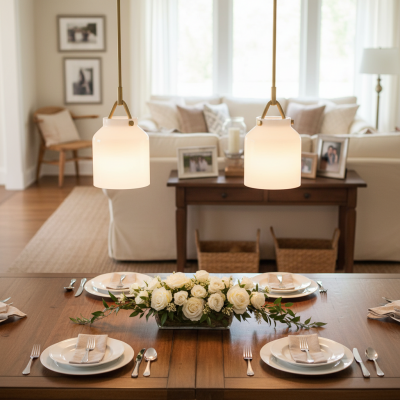 Modern Nordic Minimalist Morandi Metal Pendant Light - Kitchen & Living Room Fixture