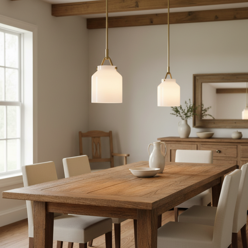 Modern Nordic Minimalist Morandi Metal Pendant Light - Kitchen & Living Room Fixture