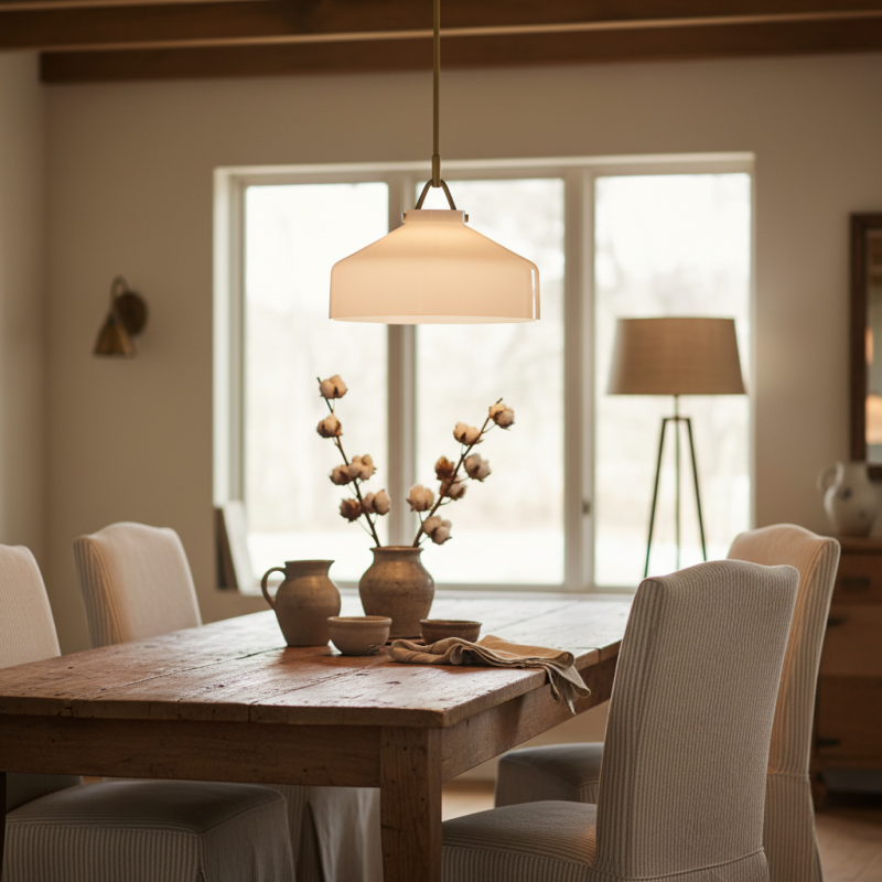 Modern Nordic Minimalist Morandi Metal Pendant Light - Kitchen & Living Room Fixture