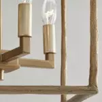 Burberry Industrial 4-Light Lantern Iron Pendant Light