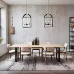 Burberry Industrial 4-Light Lantern Iron Pendant Light