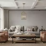 Burberry Industrial 4-Light Lantern Iron Pendant Light