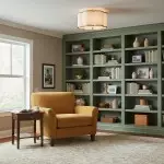 Thomas Minimalist Linen Flower Scallop Flush Mount Ceiling Light