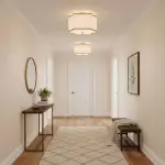 Thomas Minimalist Linen Flower Scallop Flush Mount Ceiling Light
