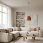 Smith Modern Nordic Bauhaus Macarons Bowl Shade Ceramic Pendant Light