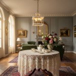 Molly French Vintage 4-Light Scalloped Lantern Chandelier