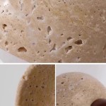 Timothy Wabi Sabi Natural Cylindrical Travertine Wall light