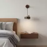 Timothy Wabi Sabi Natural Cylindrical Travertine Wall light