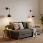 Timothy Wabi Sabi Natural Cylindrical Travertine Wall light