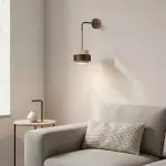 Timothy Wabi Sabi Natural Cylindrical Travertine Wall light