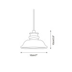 Jones Wabi Sabi Natural Sculpted Travertine Pendant Lamp